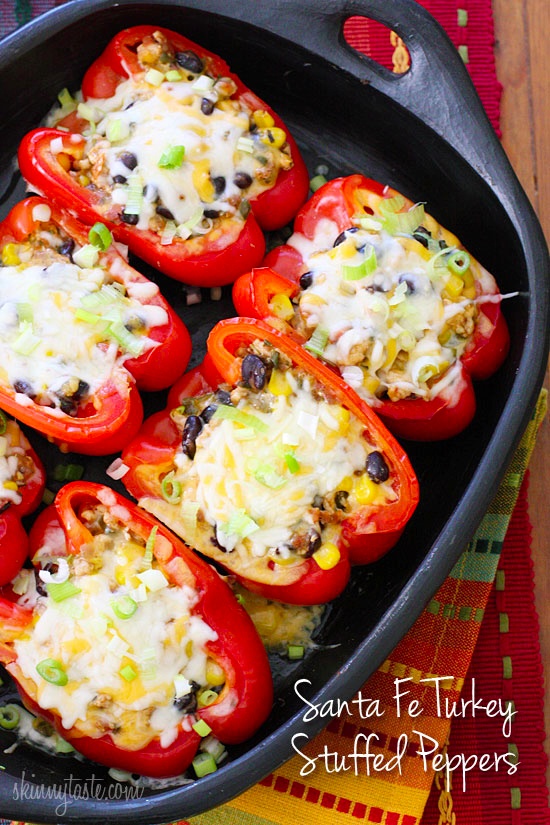 Stuffed Peppers. Matt has made these for us before, but I want to try this southwestern spin on them!
